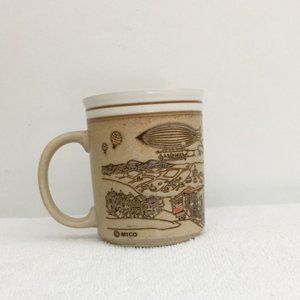 Mico Monterey Tan Stoneware Mug SAN FRANCISCO Cup